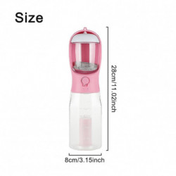 With Food Container Replaceable Waste Bags Pet Dog Water Bottle Rabbit Dispenser