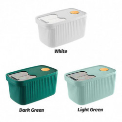 10KG Practical Sealed With Measuring Cup Rice Bucket Large Capacity Flour PP