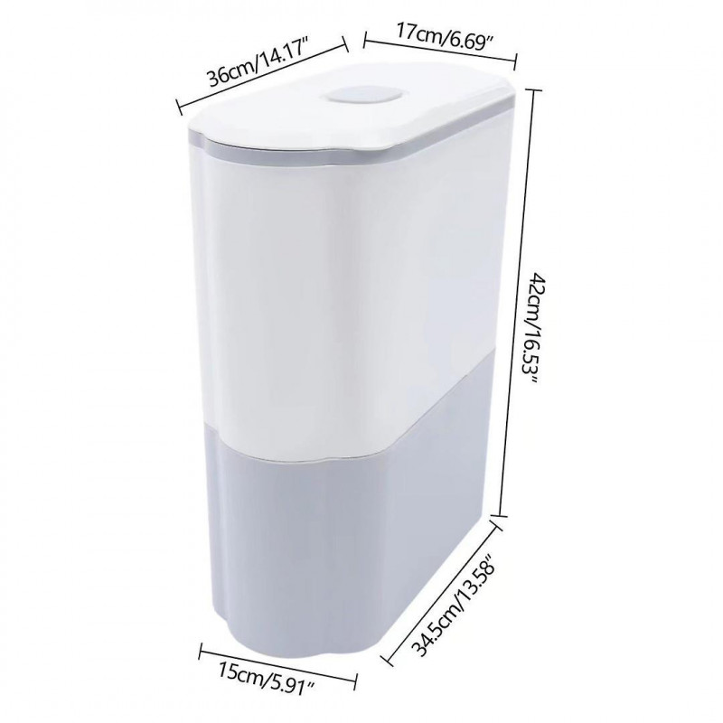 Distributeur de riz Stockage Boîtes de riz Seau avec couvercle