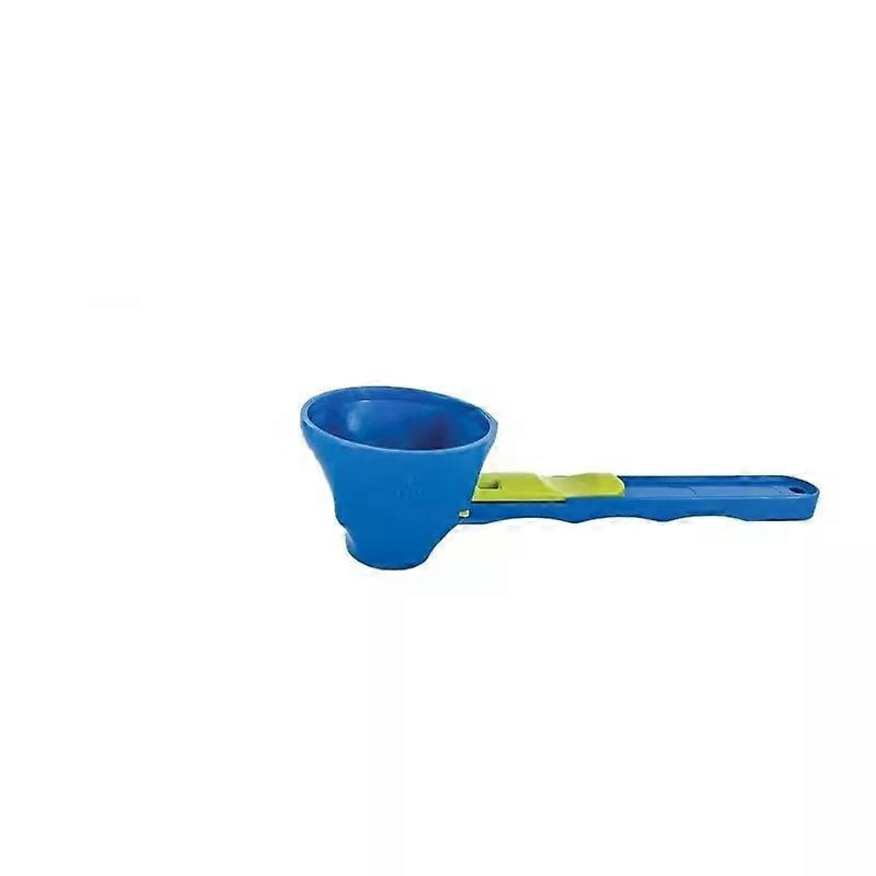 No Spill Scoop Converts to Funnel With Silding Base 2 in 1 Measuring Slide Scoop No Spill Scoop Converts to Funnel With Silding Base 2 in 1 Measuring Slide Scoop