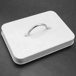 5L Belle Poudre De Poudre De Poudre De Poudre De Poudre De Stockage Avec Scoop Blanc