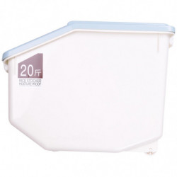 10kg/22lb Rice Container Airtight Food Container With Sealed Grain Organizer With Wheels For Kitche