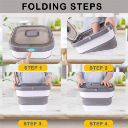 Récipient alimentaire de riz, pliable étanche à l’air 15 Lb Distributeur de friandises pour animaux de compagnie [...]