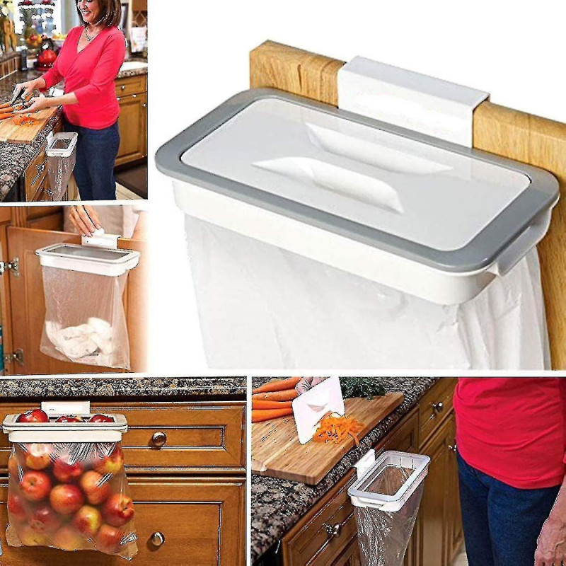 Trash Bag Holder With Clip For Drawer/door/cabinet, Ideal For Rv, Travel, Home, Kitchen, Waste Sorting Trash Bag Holder With Clip For Drawer/door/cabinet, Ideal For Rv, Travel, Home, Kitchen, Waste Sorting