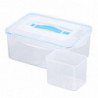 Sealing Food Storage Box with Lid Food Grade BPA Free Handle Design Transparent Fresh-Keeping Box Grain Container Sealing Food Storage Box with Lid Food Grade BPA Free Handle Design Transparent Fresh-Keeping Box Grain Container
