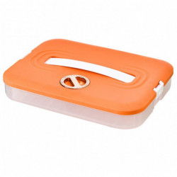 Dumpling Storage Box with Sturdy Handle Single/Dual/Triple/Four Layer Food Container for Home Picnics Parties