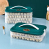 Dumpling Storage Box with Sturdy Handle Single/Dual/Triple/Four Layer Food Container for Home Picnics Parties Dumpling Storage Box with Sturdy Handle Single/Dual/Triple/Four Layer Food Container for Home Picnics Parties