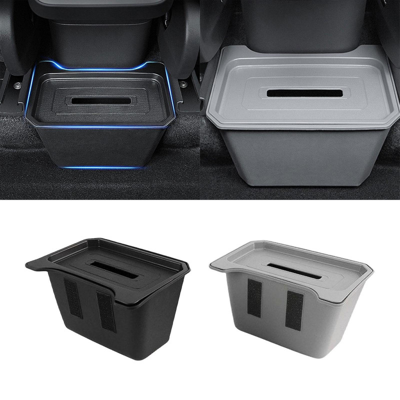 Under Seat Storage Box Container For Tesla Model Y Easy Installation Black