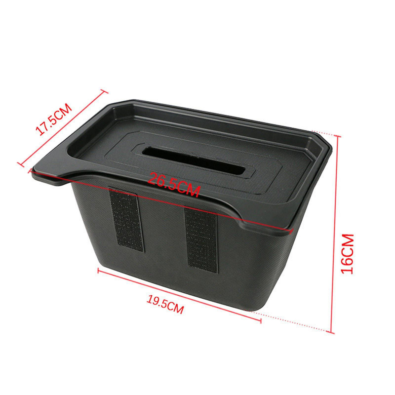 Under Seat Storage Box Container For Tesla Model Y Easy Installation Black