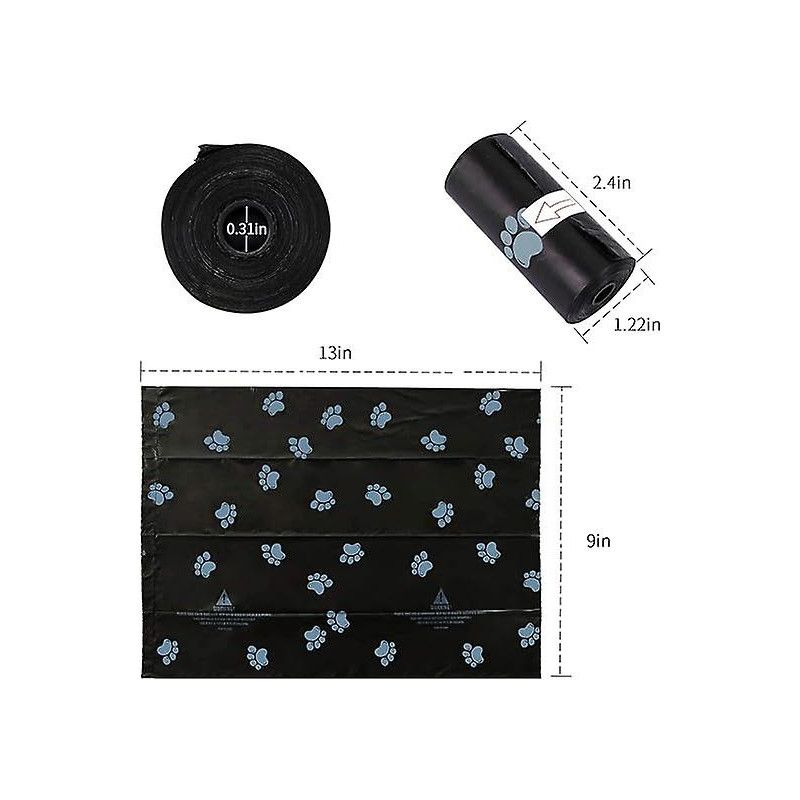Poop Bag Dispenser - Includes 1 Roll (15 Bags) - Large, Earth-Friendly, Leak-Proof Pet Waste Bags Poop Bag Dispenser - Includes 1 Roll (15 Bags) - Large, Earth-Friendly, Leak-Proof Pet Waste Bags