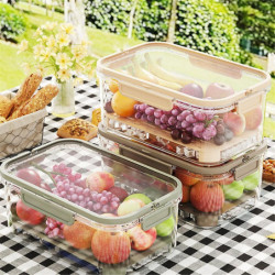 Portable Refrigerator Fresh-Keeping Box,Large-Capacity Portable Crisper with Handle,Fruit Storage C