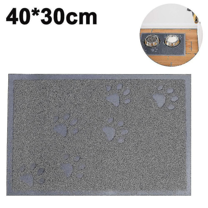 Zysd Cat Feeding Mat For Food And Water Bowls - Machine Washable Waterproof Zysd Cat Feeding Mat For Food And Water Bowls - Machine Washable Waterproof