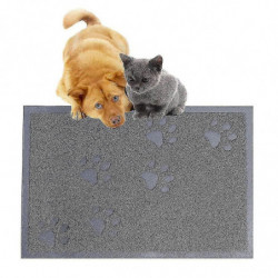 Zysd Cat Feeding Mat For Food And Water Bowls - Machine Washable Waterproof