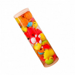 Doll Storage Bucket Transparent Rotatable Pvc 26cm Stuffed Animal Storage Bucket For Home