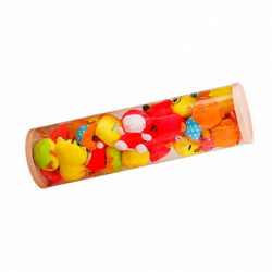 Doll Storage Bucket Transparent Rotatable Pvc 26cm Stuffed Animal Storage Bucket For Home