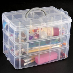 The New 1pcs Plastic Storage Box With Handle