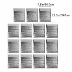 15 Pcs Practical Sealed Bags Aluminum Foil Folding Packaging Bags (Silver)