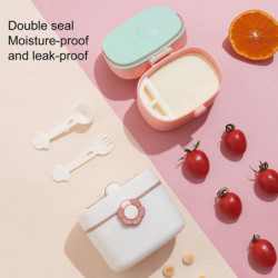 Sinknap Boîte de lait en poudre Bonne étanchéité Bpa Sans Portable Étanche à la poussière Boîte de rangement à [...]