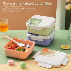 Compartments Portable Food Container Plastic Locking