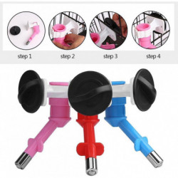 Suxm Pet Drinker Head, Distributeur d’alimentation suspendu automatique Pas de goutte à goutte Bouteille d’eau [...]