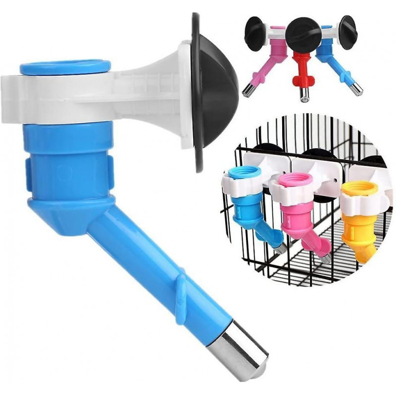 Suxm Pet Drinker Head, Distributeur d’alimentation suspendu automatique Pas de goutte à goutte Bouteille d’eau [...]