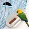 Bird Parrot Food Feeder Plastic Hanging Cage Feeding Cup Parakeet Feeder Box Pet Cage Plastic Large Capacity Food [...]