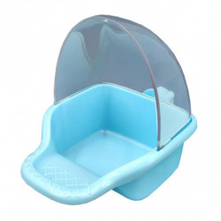 Parrot Feeder Plastic Container Inside Cage for Cockatiel Lovebird No Mess