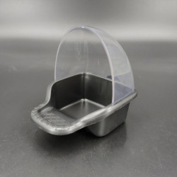 Parrot Feeder Plastic Container Inside Cage for Cockatiel Lovebird No Mess