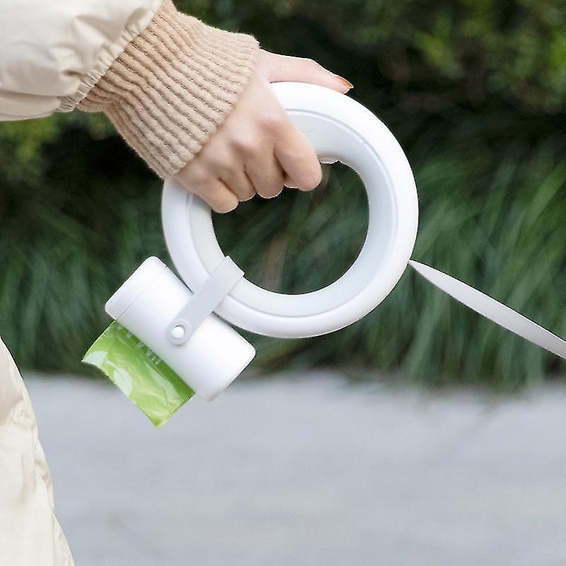 Moestar Dog Poop Bag Dispenser Pet Poop Waste Picker Trash Bag Holder Dog Walking Accessory (no Light)