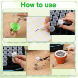 Boîte de stockage de graines, boîte de stockage de graines robuste pour jardins de fleurs et de légumes [...]