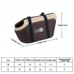 Portable Pet Carrier Bag Dog Bags Small Dogs Cat Outdoor Travel Pet Sling Bag Chihuahua Pug Yorkshire Terrier [...]