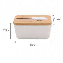 Food Containers Ceramic Butter Dish Nordic Style Butter Box Keeper Container Food Storage Candy Box