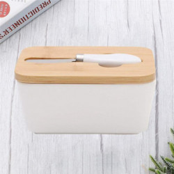 Food Containers Ceramic Butter Dish Nordic Style Butter Box Keeper Container Food Storage Candy Box