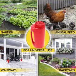 Handheld Spreader Thick Plastic Material for Various Applications Garden Animal Feed A
