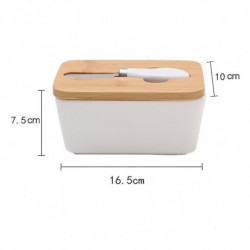 Food Containers Ceramic Butter Dish Nordic Style Butter Box Keeper Container Food Storage Candy Box