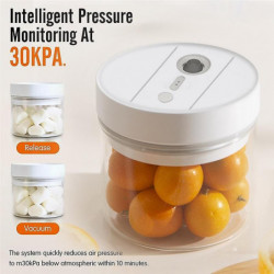 Electric Coffee Beans Vacuum Sealed Tank Food Storage Jars Household Moisture-Proof Air Extraction Airtight Container-A