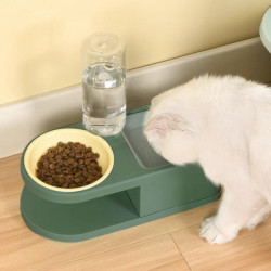 Automatic Pet Feeder With Water Dispenser, Durable Food Bowl For Cats And Dogs