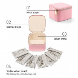 Portable Travel Jewelry Dispenser Box Large Capacity Waist Chain Storage Box for Home Travel