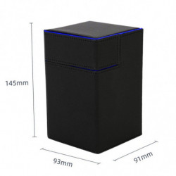 Collectible Card Bin Multiuse Sturdy Decorative Storage Jar Card Storage Box Blue