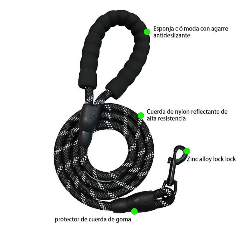 2pcs Pet Supplies Reflective Strip Training Outdoor Walking Durable Dog Leash