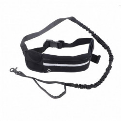 Jogging Ajustable Strap Portable Lead Dog Waist Leash Walking Belt Hands Free