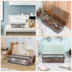 2Pcs Chopsticks Case Holder Chopsticks Storage Box Chopsticks Container Home Supply