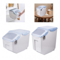 2pcs Riz Seau de stockage Food Grain Seal Verrouillage Couvercle Organisateur Ustensiles
