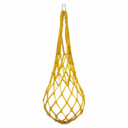 Yellow Feeding Tool Chicken Vegetable Bag With Hook Home Use Fruit Treat Skewers