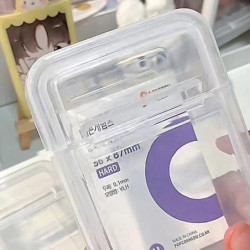 1pcs Collection Container Case Plastic Transparent Storage Box Small Clear Store