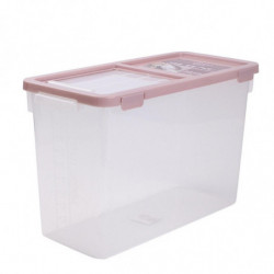 Rice barrel 10kg red / green food grains rice barrel box sealed container storage box with measuring cup