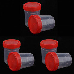 6 Pieces Storage Sealed Tank Round Transparent Storage Seed Liquid Container