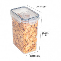 Single Transparent Plastic Storage Tank Vacuum Moisture Proof Fresh-keeping Storage Storage Sealed Tank,Kitchen [...]