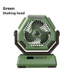 2024 New Outdoor Fan Silent 6-inch Lighting Digital Display Large Capacity Portable Camping Fan GAO244194