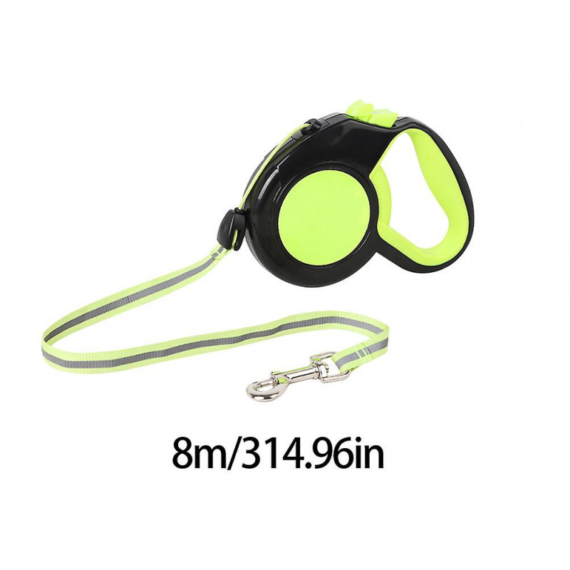 8m bande réfléchissante automatique rétractable chien laisse Pet Supply Bouton de frein 8m bande réfléchissante automatique rétractable chien laisse Pet Supply Bouton de frein
